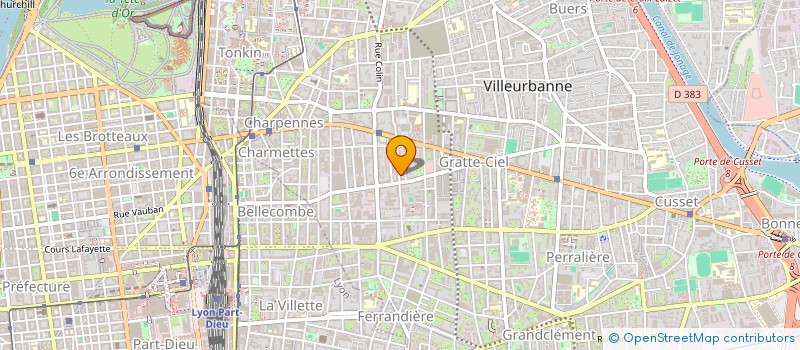 localisation de l'entreprise SAXE ETANCHEITE CALFEUTRAGE  VILLEURBANNE