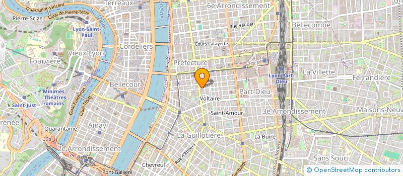 localisation de l'entreprise SAXE PRESTATIONS à LYON