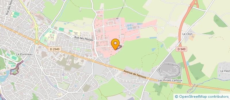 localisation de l'entreprise SAXEGREEN à LES SABLES-D'OLONNE