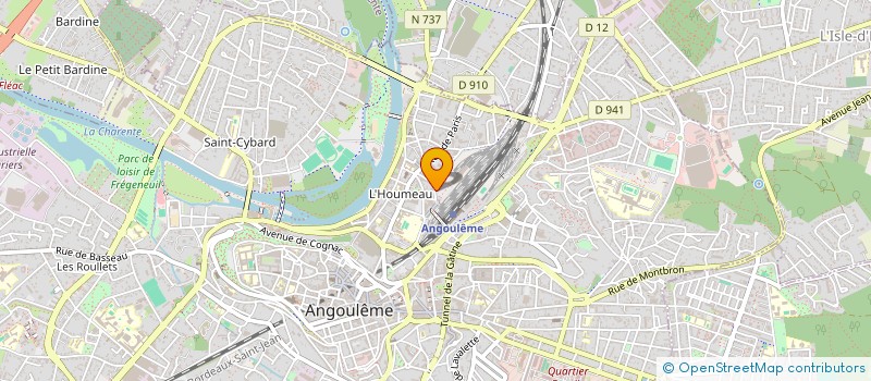 localisation de l'entreprise SAXIFRAGA à ANGOULEME