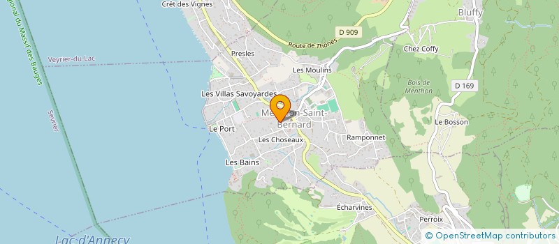 localisation de l'entreprise SAXIFRAGE ETOILE  MENTHON-SAINT-BERNARD