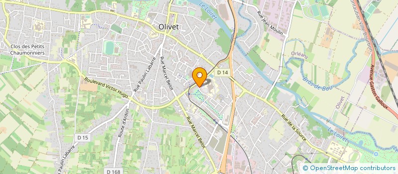 localisation de l'entreprise SAXO à ORLEANS