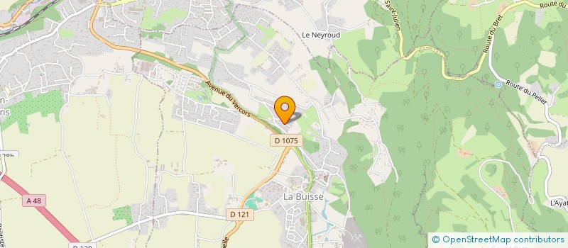 localisation de l'entreprise SAXO & CO  LA BUISSE