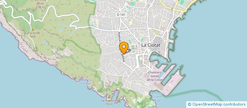 localisation de l'entreprise SAXO EVOLUTION  LA CIOTAT