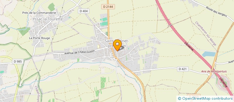 localisation de l'entreprise SAXO RIOM à GANNAT