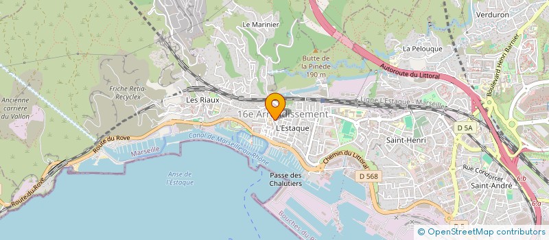 localisation de l'entreprise SAXOMAR à MARSEILLE