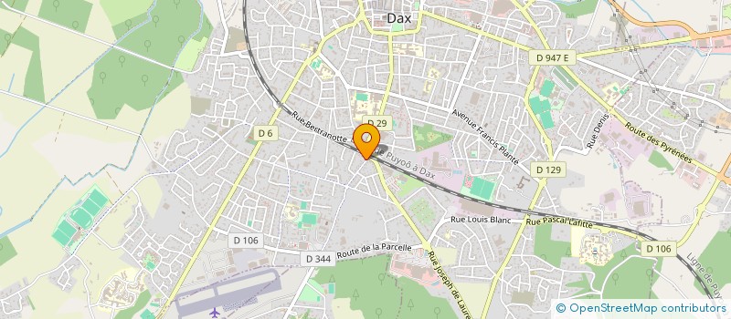 localisation de l'entreprise SAXON5 LANDES à DAX