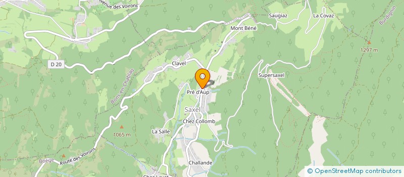 localisation de l'entreprise SAXUM  SAXEL