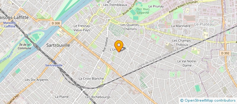 localisation de l'entreprise SAY 3000  SARTROUVILLE