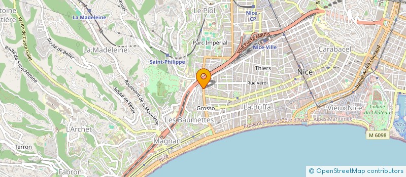 localisation de l'entreprise SAY COIFFURE à NICE
