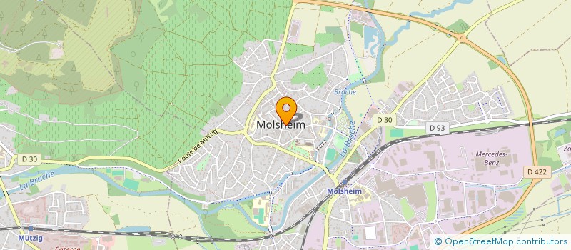 localisation de l'entreprise SAY GROUPE METAL  MOLSHEIM