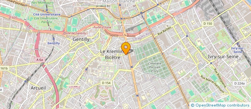 localisation de l'entreprise SAY IT LOUD PRODUCTION  LE KREMLIN-BICETRE