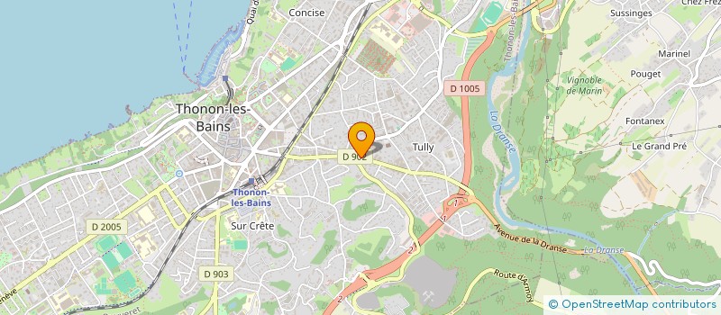 localisation de l'entreprise SAY PLOMBERIE à THONON-LES-BAINS