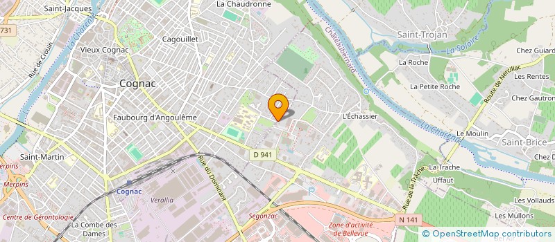 localisation de l'entreprise SAY3 à CHATEAUBERNARD