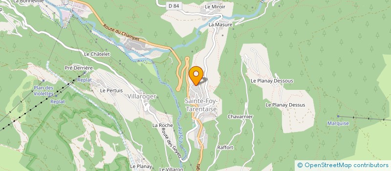 localisation de l'entreprise SAYA  SAINTE-FOY-TARENTAISE