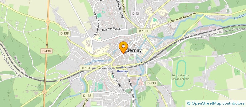 localisation de l'entreprise SAYA à BERNAY