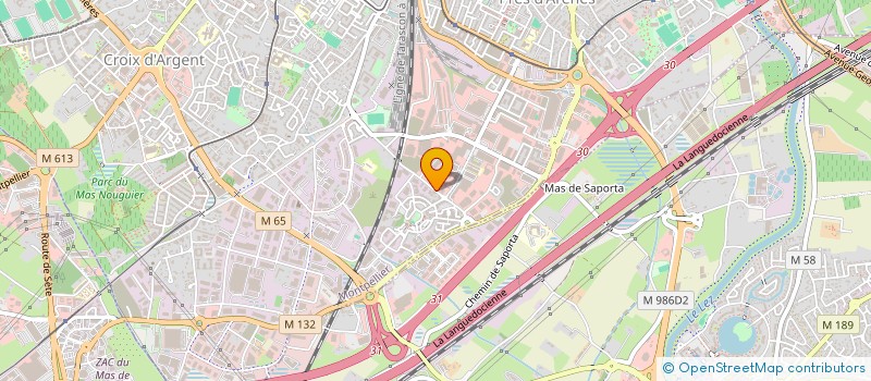 localisation de l'entreprise SAYA CONSTRUCTION à MONTPELLIER