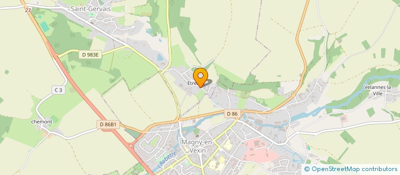 localisation de l'entreprise SAYA CORP  SAINT-GERVAIS