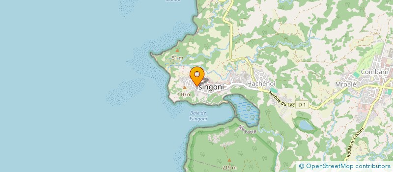 localisation de l'entreprise SAYA FILS EURL à TSINGONI