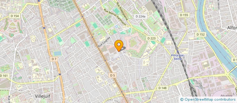 localisation de l'entreprise SAYA'MOUV à VITRY-SUR-SEINE