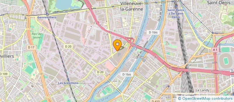 localisation de l'entreprise SAYA RECORDS  VILLENEUVE-LA-GARENNE