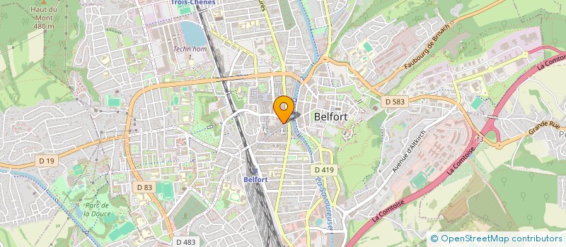 localisation de l'entreprise SAYAD  BELFORT