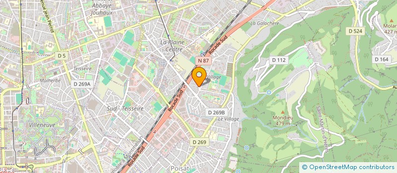 localisation de l'entreprise SAYADA  SAINT-MARTIN-D'HERES