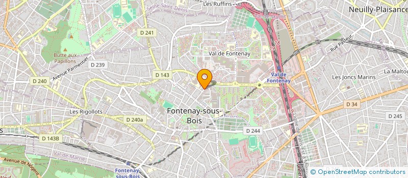 localisation de l'entreprise SAYADA CAPITAL à FONTENAY-SOUS-BOIS