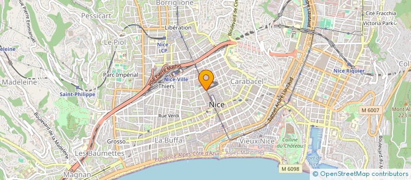 localisation de l'entreprise SAYAEL à NICE