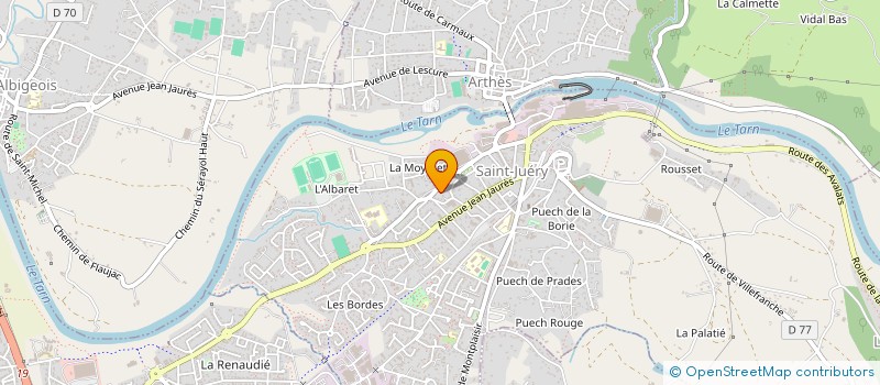 localisation de l'entreprise SAYAG/DUPIN LMNP  SAINT-JUERY