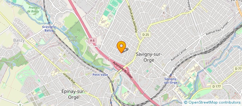 localisation de l'entreprise SAYAH à SAVIGNY-SUR-ORGE