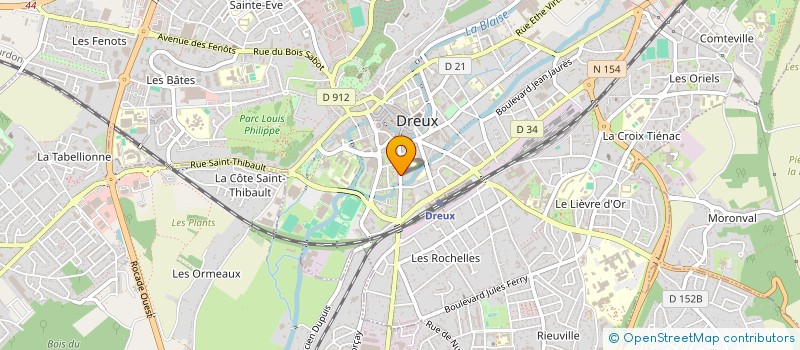 localisation de l'entreprise SAYAINE à DREUX