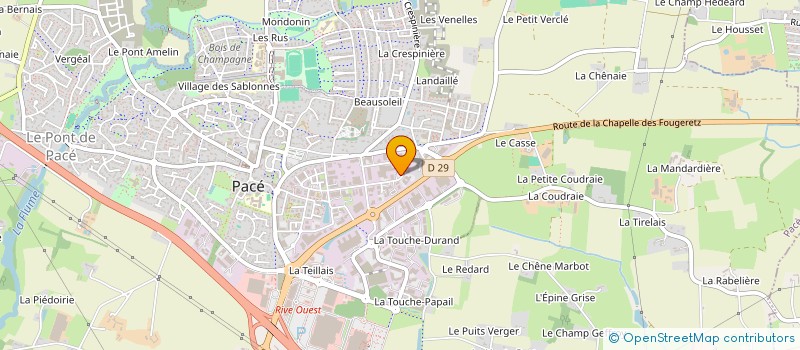 localisation de l'entreprise SAYAN 1  PACE