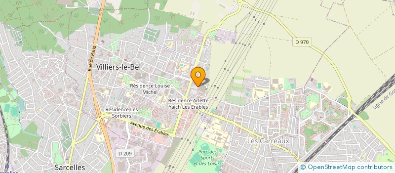 localisation de l'entreprise SAYAN  VILLIERS-LE-BEL