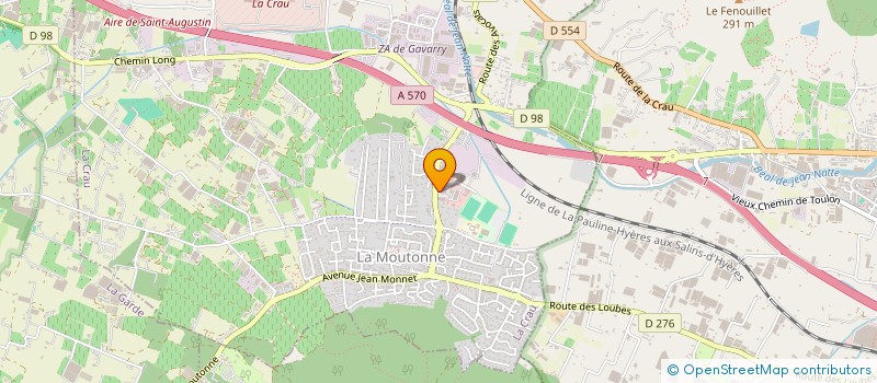 localisation de l'entreprise SAYANA  LA CRAU