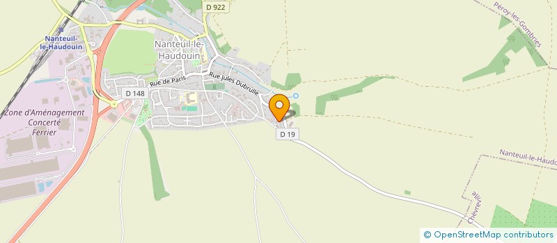 localisation de l'entreprise SAYANA TAXI  NANTEUIL-LE-HAUDOUIN