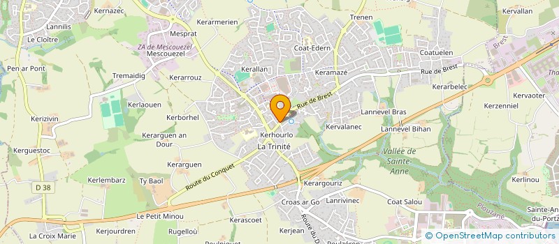 localisation de l'entreprise SAYANES  PLOUZANE