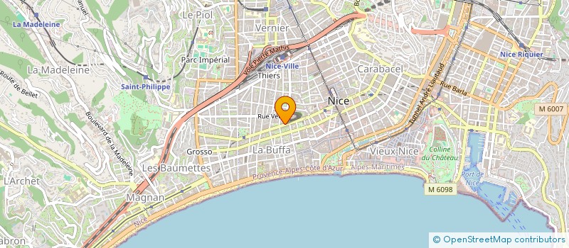 localisation de l'entreprise SAYARA RIVIERA à NICE
