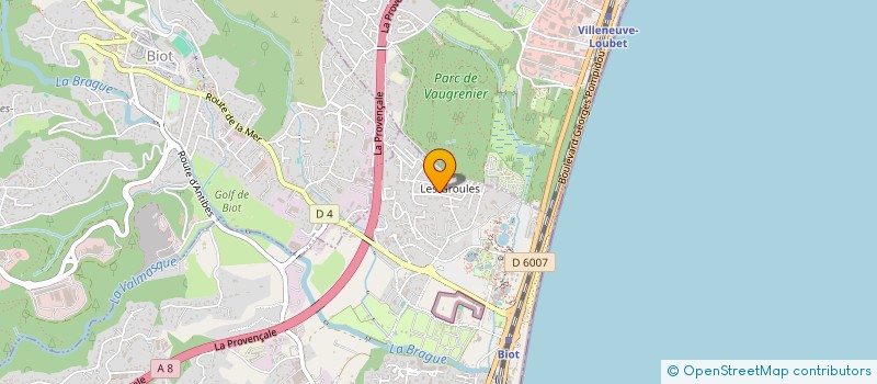 localisation de l'entreprise SAYAT IMMO à ANTIBES