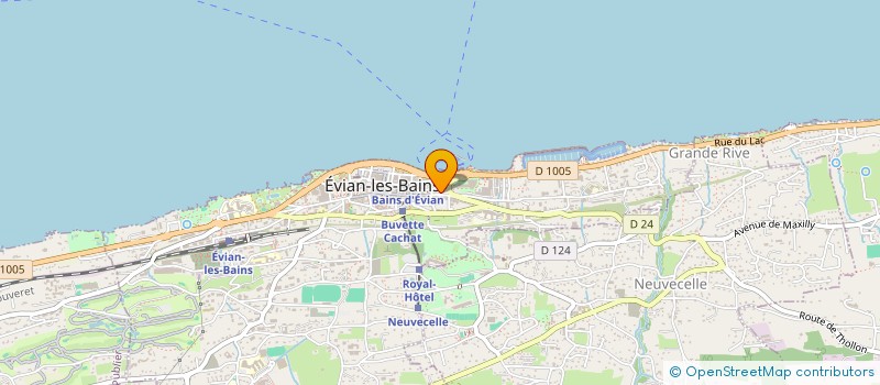 localisation de l'entreprise SAYDO COIFFURE à EVIAN-LES-BAINS