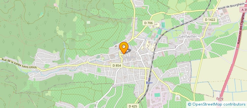 localisation de l'entreprise SAYE à BARR