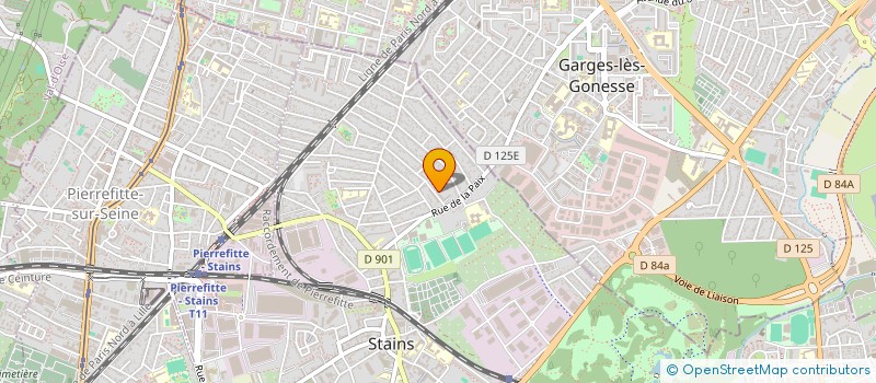 localisation de l'entreprise SAYED TRANS à STAINS