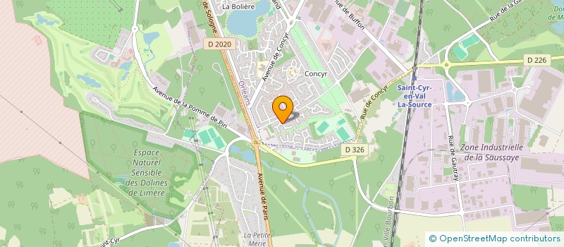 localisation de l'entreprise SAYET GROUP HOLDING à SAINT-CYR-EN-VAL