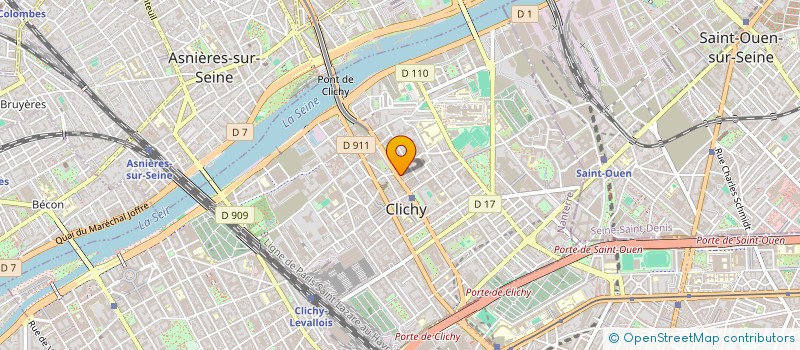 localisation de l'entreprise SAYFANO à CLICHY