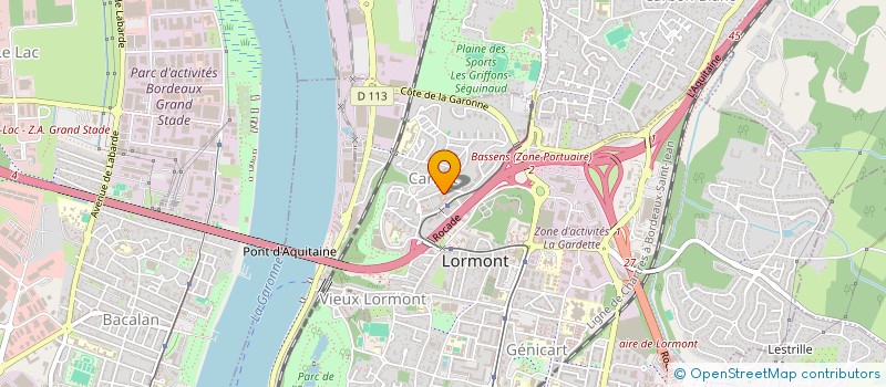 localisation de l'entreprise SAYFCLIM à LORMONT