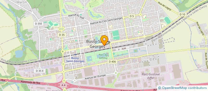 localisation de l'entreprise SAYFINANCES à BUSSY-SAINT-GEORGES