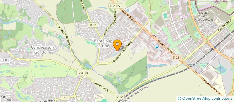 localisation de l'entreprise SAYHAN GROUP  CHANTELOUP-EN-BRIE