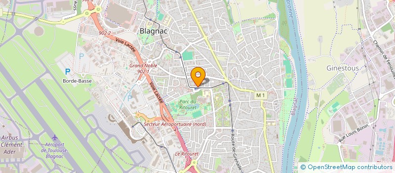 localisation de l'entreprise SAYIN' à BLAGNAC