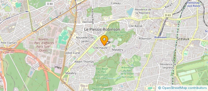 localisation de l'entreprise SAYMA  LE PLESSIS-ROBINSON