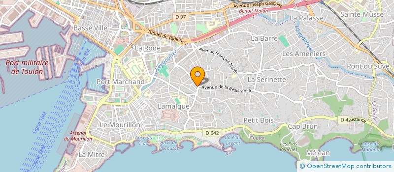 localisation de l'entreprise SAYMUST  TOULON